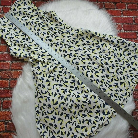 Zara Trafaluc Women's Tank Dress Sleeveless Box-Pleated Geometric Print Zip S - Picture 11 of 12